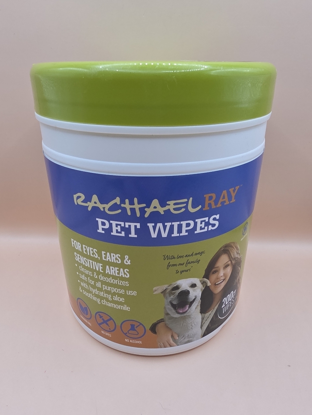 New- Rachel Ray Pet Wipes Large 200 Count